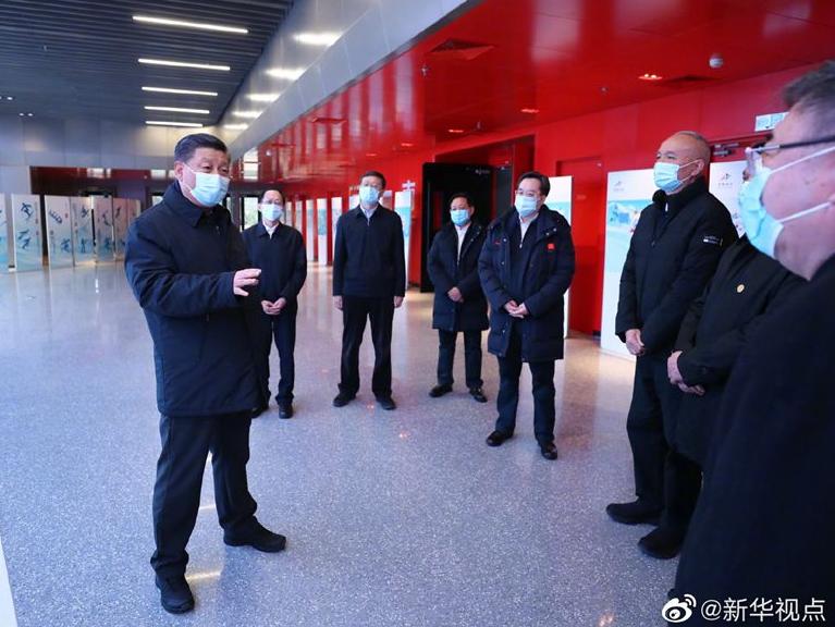 習(xí)近平考察北京冬奧會、冬殘奧會籌辦工作